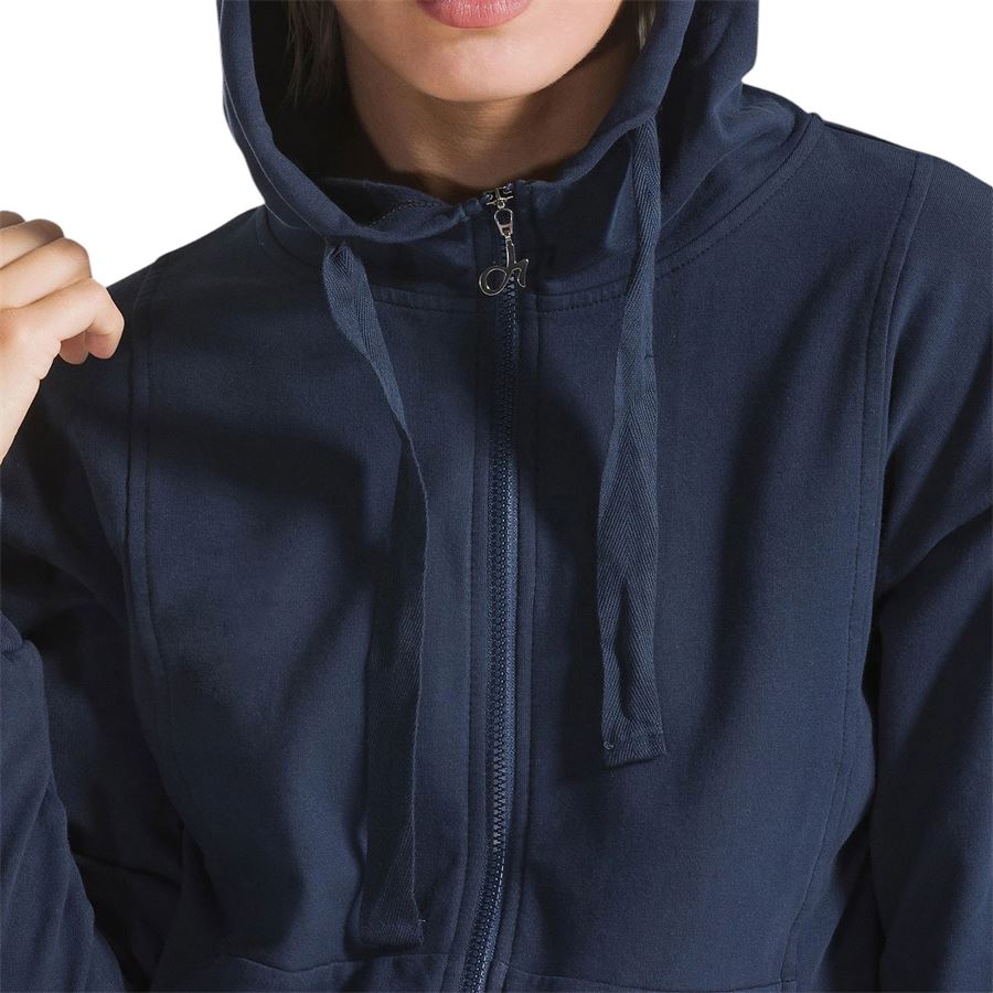 Felpa da donna Comoda Con Zip E Cappuccio Deha | A0053126525